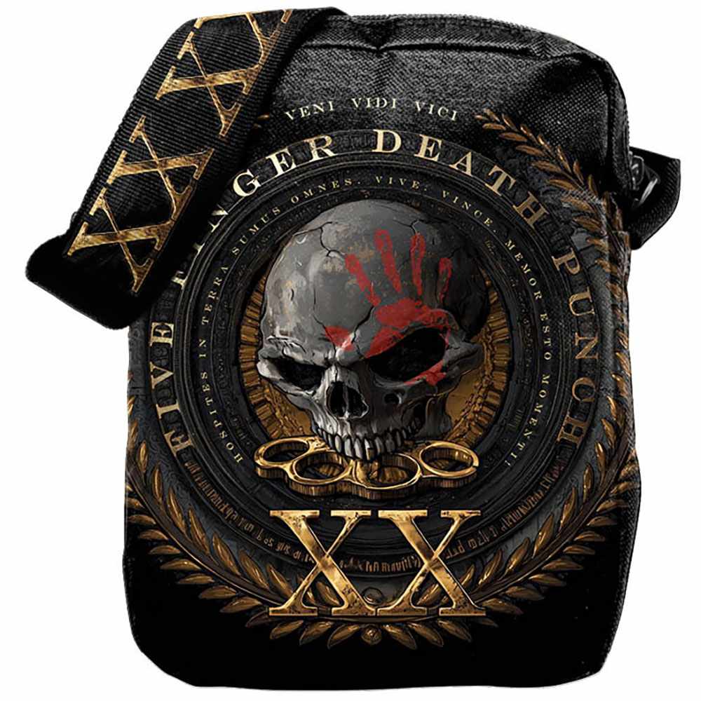 Rocksax Five Finger Death Punch - Vendi Vidi Vici Umhängetasche - Schwarz